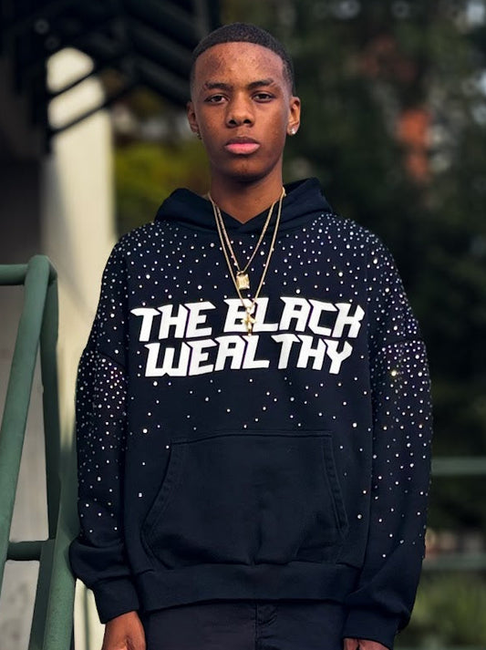 "Blizzard Luxe" Hoodie - Black Ice