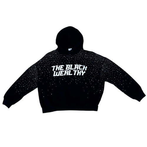 "Blizzard Luxe" Hoodie - Black Ice