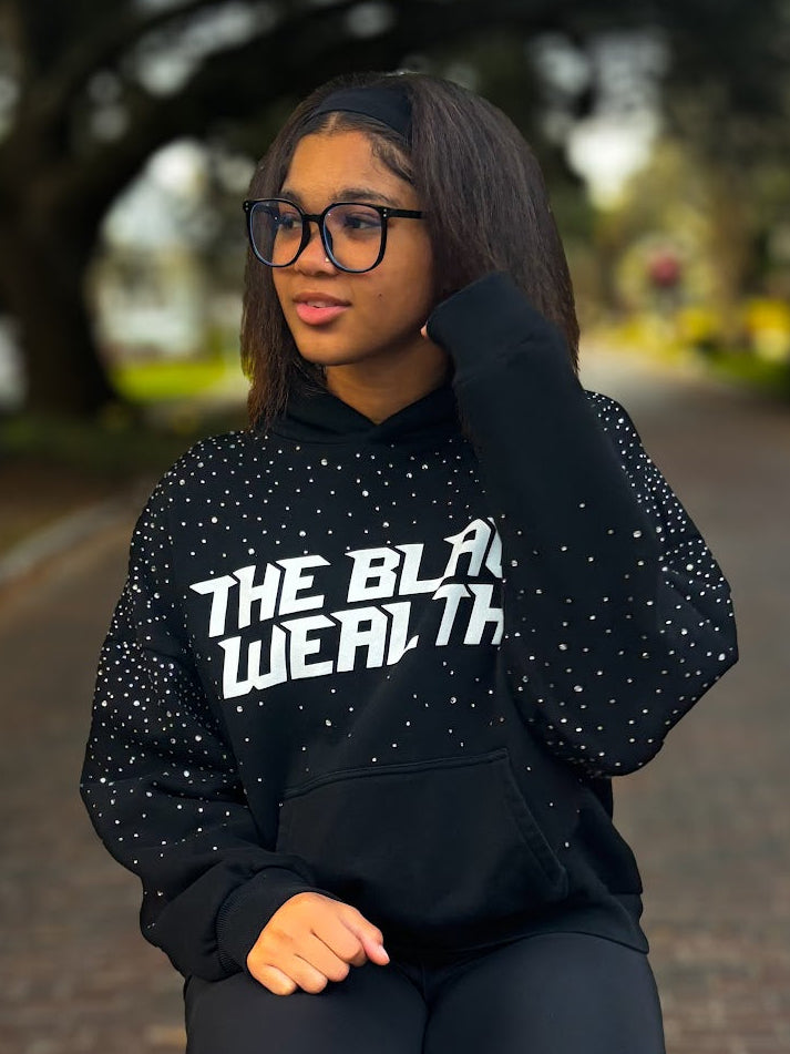 "Blizzard Luxe" Hoodie - Black Ice